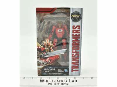 Drift MISB Deluxe TLK The Last Knight Premier Edition Hasbro Transformers 2016
