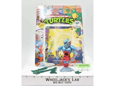 Merdude w/Cardback NR MINT 100% Complete TMNT 1992 Playmates Vintage Figure
