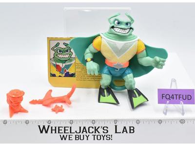 Ray Fillet 100% Complete W/Card Teenage Mutant Ninja Turtles TMNT 1990 Playmates
