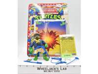 Kookie Kavalry Leo w/Cardback NR MINT 100% Complete TMNT 1992 Playmates Figure