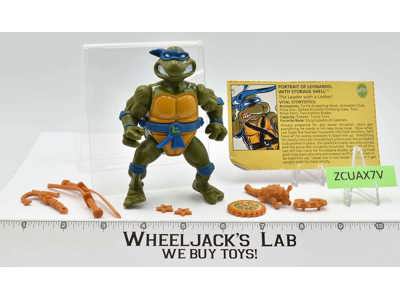 Storage Shell Leonardo 100% Complete NR MINT TMNT 1991 Playmates