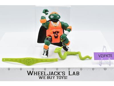 Shell Slammin' Mike 100% Complete Teenage Mutant Ninja Turtle 1991 Playmates