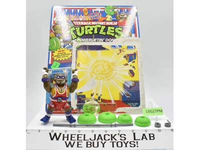 Power Liftin' Don w/Cardback NR MINT 100% Complete TMNT 1992 Playmates Figure