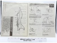 Ghoststriker X-16 1993 ORIGINAL Instructions/ Blueprints G.I. Joe Action Figure