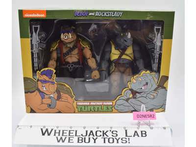Bebop &amp; Rocksteady Teenage Mutant Ninja Turtles NEW MIB Neca 2019 Nickelodeon