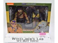 Bebop &amp; Rocksteady Teenage Mutant Ninja Turtles NEW MIB Neca 2019 Nickelodeon