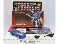 Tracks W/ Box NICE FIGURE 1985 Vintage Hasbro Action Figure G1 Transformers