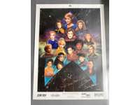 The Women of Star Trek Keith Paul Lithograph AUTOGRAPHED 27x37 101/595