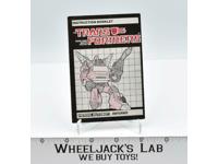 Inferno Action Figure Vintage Instruction Manual 1985 Hasbro G1 Transformers