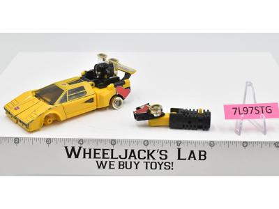 Sunstreaker Vintage Hasbro 1980 G1 Transformers BROKEN ARM &amp; TIRES MISSING
