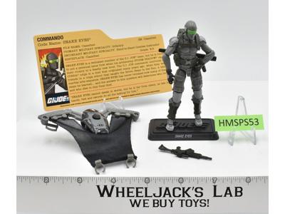 Snake Eyes v51 100% Complete G.I. Joe Resolute 2010 Hasbro Action Figure