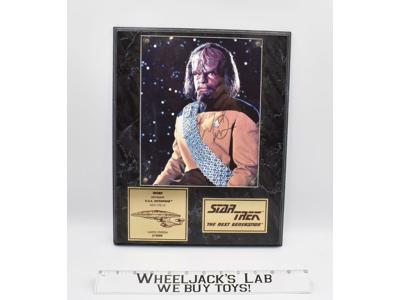 Lieutenant Worf Limited Edition Star Trek Michael Dorn AUTOGRAPHED Plaque