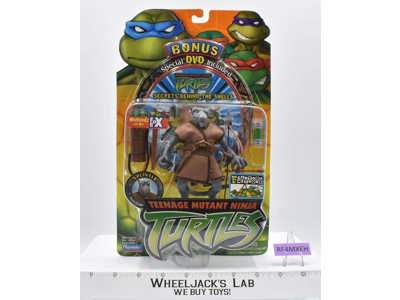 Splinter W/ Bonus DVD Teenage Mutant Ninja Turtles TMNT 2002 Playmates MOSC NEW