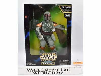 Electronic Boba Fett 12" Star Wars POTF 2 NEW MISB 1998 Kenner Action Figure