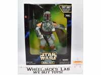 Electronic Boba Fett 12" Star Wars POTF 2 NEW MISB 1998 Kenner Action Figure