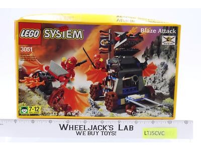 LEGO #3051 Blaze Attack Ninja 143 pcs 2 Minifigs 1999 NEW MISB SEALED