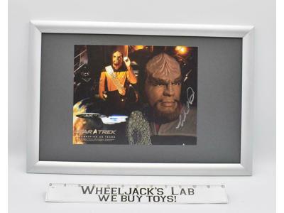 Commander Worf Star Trek 9 Michael Dorn AUTOGRAPHED 8x10 Picture