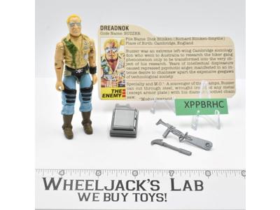 Buzzer V1 100% Complete G.I. Joe 1985 Hasbro Vintage Action Figure