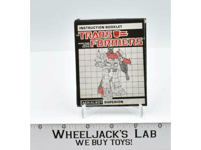 Superion Giftset Action Figure Instruction Manual Booklet 1985 G1 Transformers