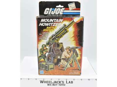 Mountain Howitzer Battle Station w/ Box Complete GI Joe 1984 Action Hasbro