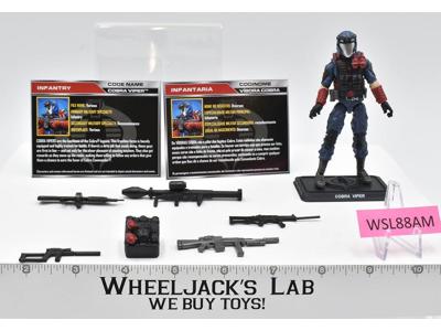 Cobra Viper v28 100% Complete G.I Joe 50th Anniversary 2016 Hasbro Action Figure