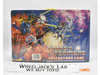 Vinyl Collectors Case #2 W/Tray 1984 Tara Toy Corp. G1 Transformers Vintage