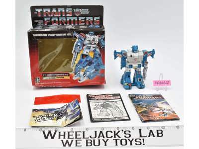 Topspin 100% Complete w/Box 1985 Vintage Hasbro Action Figure G1 Transformers