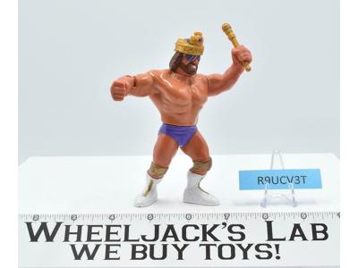 Macho Man Randy Savage King 100% Complete 1991 WWF Wrestling Hasbro Figure