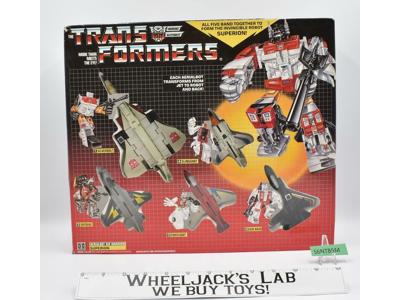 Superion 100% Complete W/Original Box 1986 Vintage G1 Transformers
