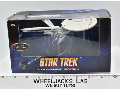 USS Enterprise NCC-1701-A Battle Damaged 2008 Mattel Figure W/Display Stand