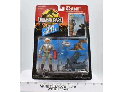 Alan Grant W/Bola Launcher Jurassic Park Series II 1993 Kenner NEW MOSC SEALED