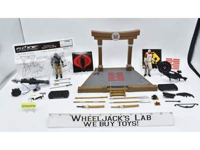 Snake Eyes vs Storm Shadow 100% Complete GI Joe Ninja Battles ROC 2009 Hasbro