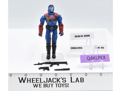 Cobra Viper v14 100% Complete GI Joe Valor vs Venom 2005 Hasbro Action Figure