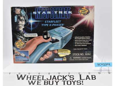 Starfleet Type II Phaser Star Trek First Contact 100% Complete W/Box WORKS 1996