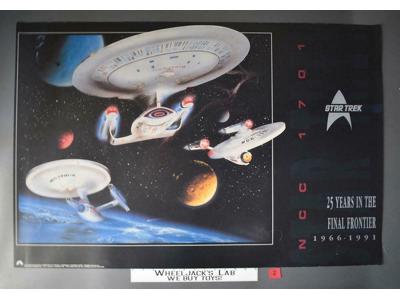 25 Years in the Final Frontier #2 Star Trek The Original Series Poster 34" x 36"