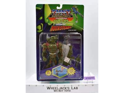 Rocksteady Teenage Mutant Ninja Turtle SuperMutants TMNT 1994 Playmates MOSC NEW