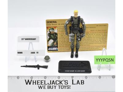 G.I. Joe Hawk v1 100% Complete GI Joe 25th Anniversary 2008 Hasbro Action Figure