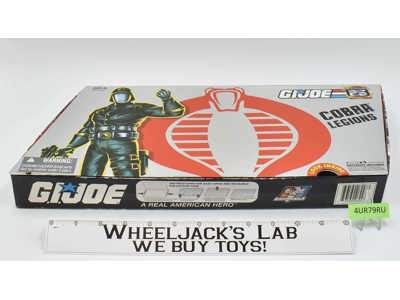 Cobra Legions Figure Set GI Joe 25th Anniversary 2008 Hasbro EMPTY BOX &amp; EMBLEM
