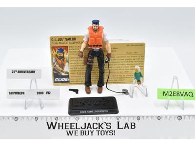 Shipwreck v12 100% Complete GI Joe 25th Anniversary 2008 Hasbro Figure