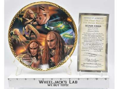 The Final Plot Of The Duras Sisters Plate Star Trek 1996 The Hamilton Collection