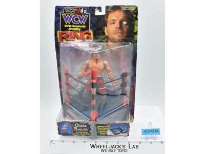 Chris Benoit Ring Fighters WCW NWO 1999 Toybiz NEW MOSC Wrestling Figure