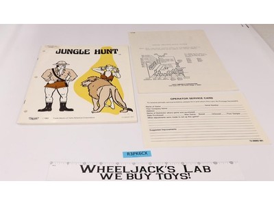 Taito JUNGLE HUNT Upright Service Manual No. 72-00031-001 1982