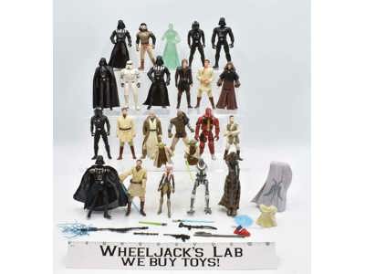 Lot of 22 Star Wars Action Figures Vintage Kenner No Repro
