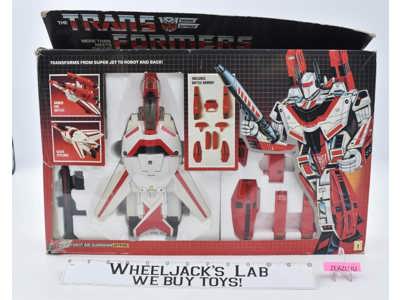 Jetfire 100% Complete w Box 1985 Vintage G1 Transformers Action Figure