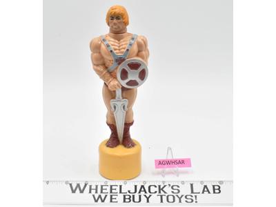 He-Man 9" Shampoo Bottle MOTU 1983 Mattel Action Figure Vintage