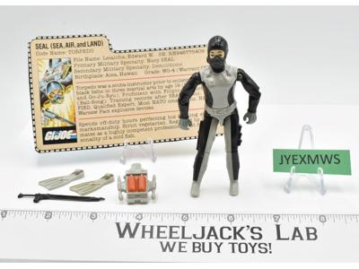 Torpedo V1 100% Complete G.I. Joe 1983 ARAH Hasbro Vintage Action Figure
