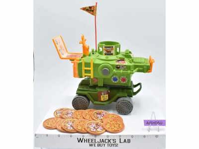Pizza Thrower 100% Complete TMNT 1989 Vintage Playmates Action Figure Vehicle