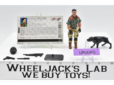 Mutt &amp; Junkyard V6 100% Complete Valor Vs. Venom G.I. Joe 2004 Hasbro Figure