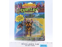 Sewer-Swimmin' Donatello Wacky Action TMNT 1990 Playmates NEW MOSC SEALED