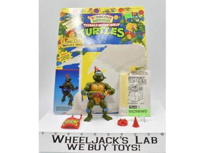 Classic Party Reptile Leo w/Cardback NR MINT 100% Complete TMNT 1992 Playmates